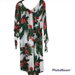 Piazza Del Tempio Floral Dress Size Large NWT